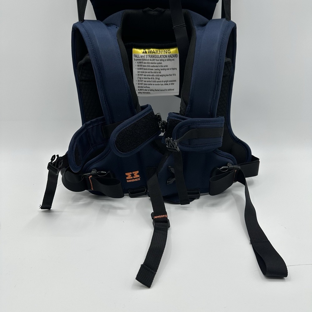 MiniMeis G4 Fold Baby/Toddler Child Shoulder Carrier Blue MNX28 - Picture 6 of 16